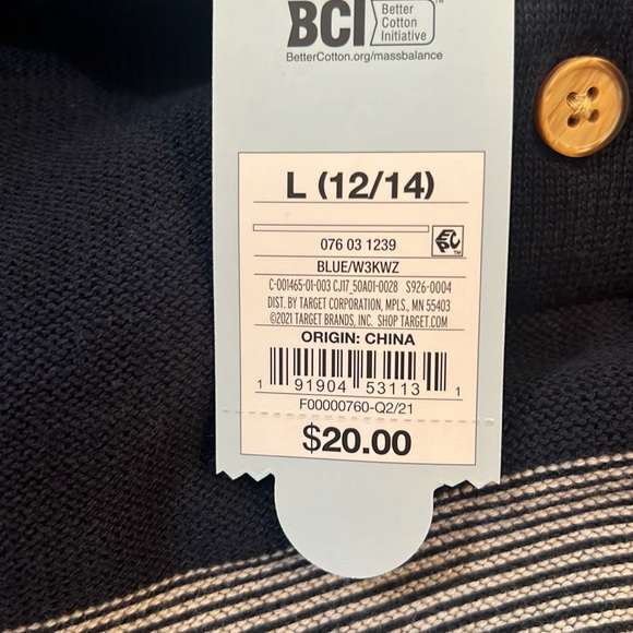 Cat and Jack hooded sweater. New with tags. Youth large - Picture 2 of 2